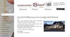 Desktop Screenshot of landgasthof-reinert.de
