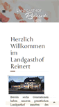 Mobile Screenshot of landgasthof-reinert.de